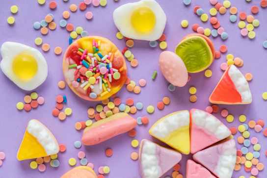 colorful sweets